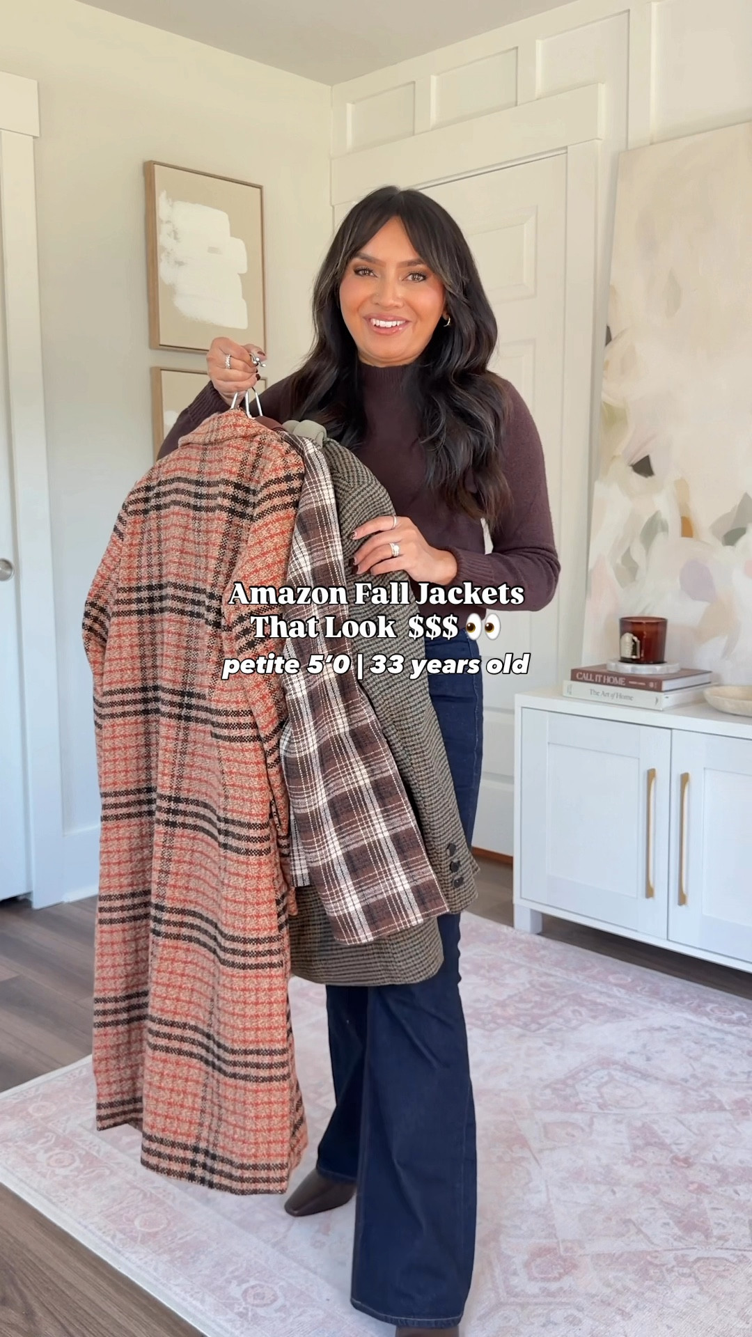 Amazon Fall Jackets That Look $$$ 👀
For reference: I’m 5’0, 32b bra size, and 2/26 in bottoms, pear shaped. 
*Everything I share is unaltered! TTS means true to size.

Brown flannel coffee color barn jacket size small TTS
Dark brown cocoa berry sweater size xxs TTS
Boot cut jeans dark rinse size 26 short TTS
Dark brown kitten heel boots size 5.5 TTS
Dark brown belt size 27”-31”

Green plaid removable hood blazer size small TTS
Dark brown cocoa berry sweater size xxs TTS
Boot cut jeans dark rinse size 26 short TTS
Dark brown kitten heel boots size 5.5 TTS
Dark brown belt size 27”-31”

Orange camel plaid peacoat size xs TTS
Dark brown cocoa berry sweater size xxs TTS
Boot cut jeans dark rinse size 26 short TTS
Dark brown kitten heel boots size 5.5 TTS
Dark brown belt size 27”-31”

Brown blazer size small TTS
Dark brown cocoa berry sweater size xxs TTS
Boot cut jeans dark rinse size 26 short TTS
Dark brown kitten heel boots size 5.5 TTS
Dark brown belt size 27”-31”

Green quilted denim tie front jacket size small TTS
Dark brown cocoa berry sweater size xxs TTS
Boot cut jeans dark rinse size 26 short TTS
Dark brown kitten heel boots size 5.5 TTS
Dark brown belt size 27”-31”

amazon fall jackets
amazon fall fashion
fall outerwear
petite fall jackets
fall outfit ideas
affordable fall fashion
amazon fashion finds
cozy fall jackets
fall capsule wardrobe
petite fall outfits
neutral fall jackets
fall layering pieces
amazon jacket haul
everyday fall style
fall jackets for women
petite friendly pieces
Rachel Miranda Blog
Honeysweetpetite
Honey Sweet Petite


#LTKFindsUnder100 #LTKStyleTip #LTKPetite