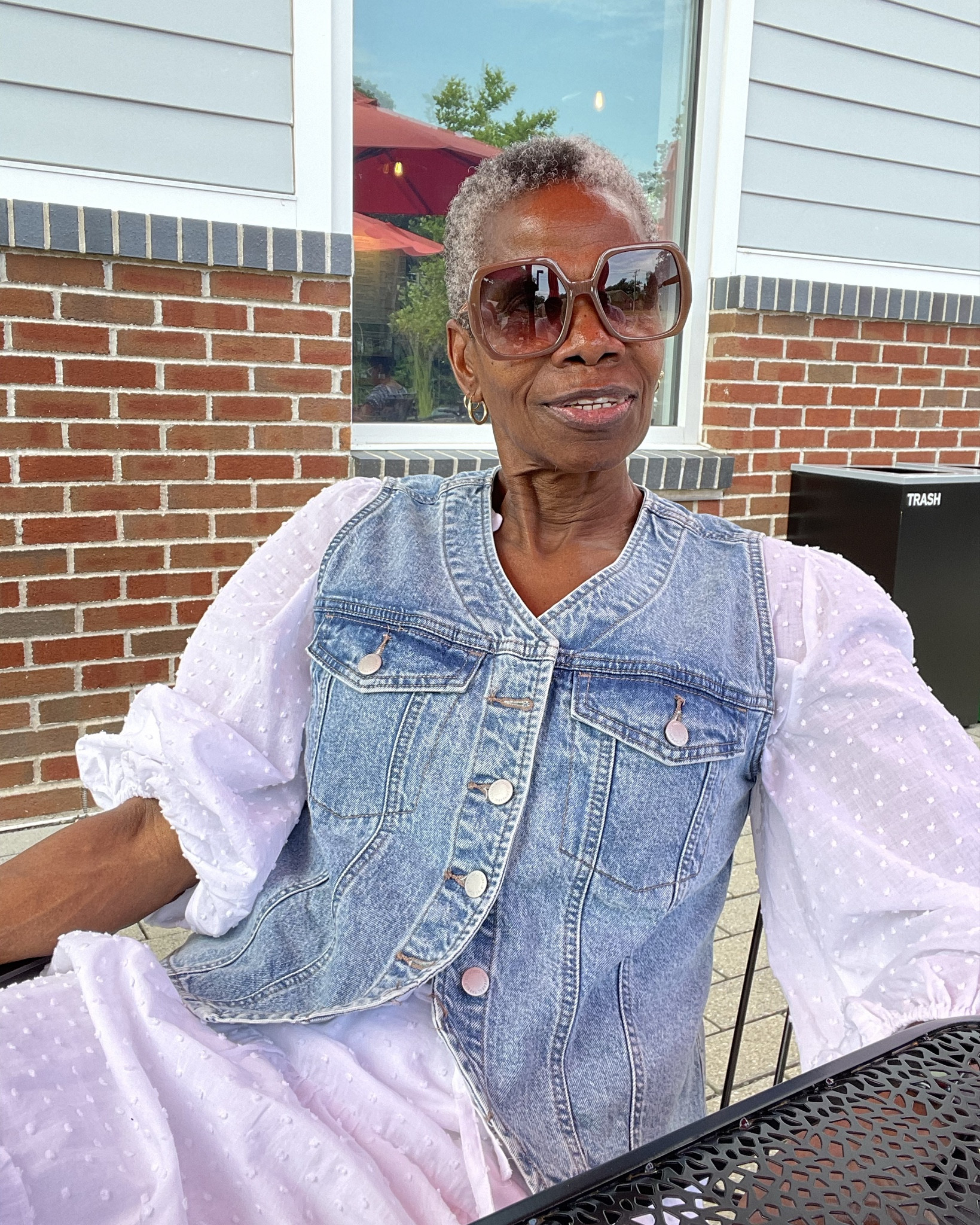 Denim vest  add a little flair to any outfit 
Target universal-thread 

#LTKStyleTip #LTKFindsUnder50