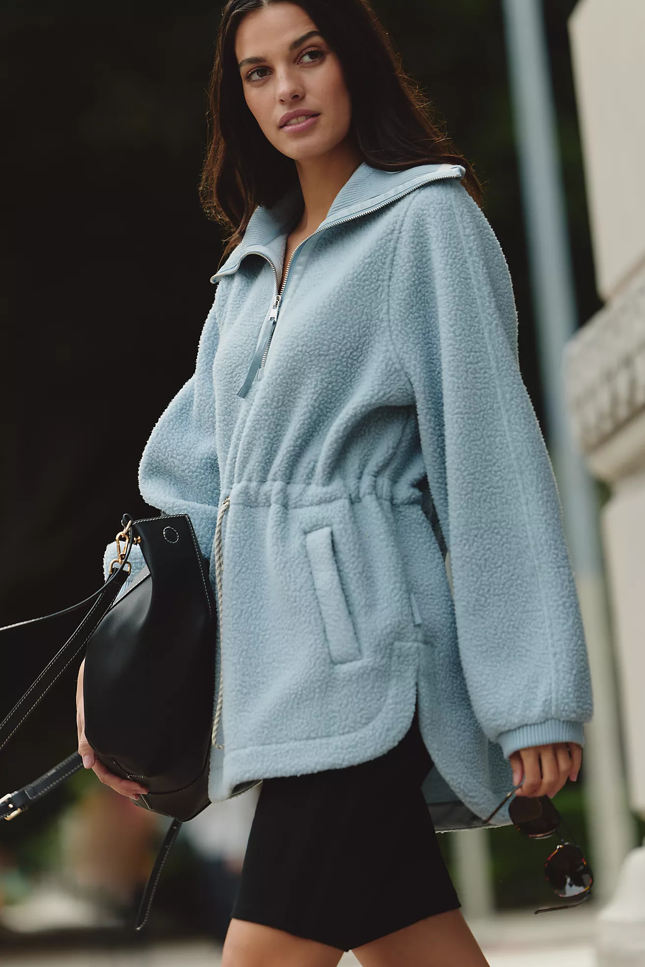 Varley Ashby Half-Zip Fleece Jacket | Anthropologie (US)