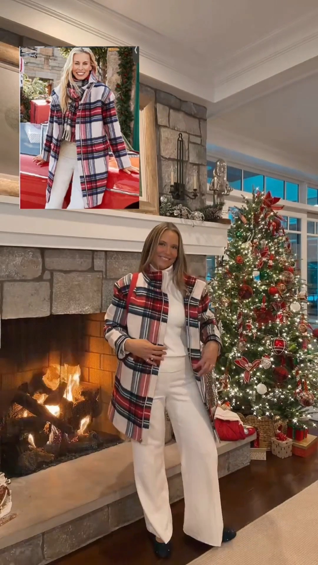 This is how this outfit looks off the model and on a 170 lb woman! I can’t get enough of the look truthfully! We’ll be reaching for this plaid jacket over and over again! 

#LTKSeasonal #LTKOver40 #LTKHoliday
