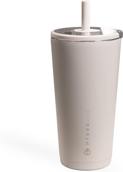 HydroJug Everyday Tumbler 20 oz \u2013 Ceramic-Lined Insulated Tumbler with Straw and Soft-Touch ... | Amazon (US)