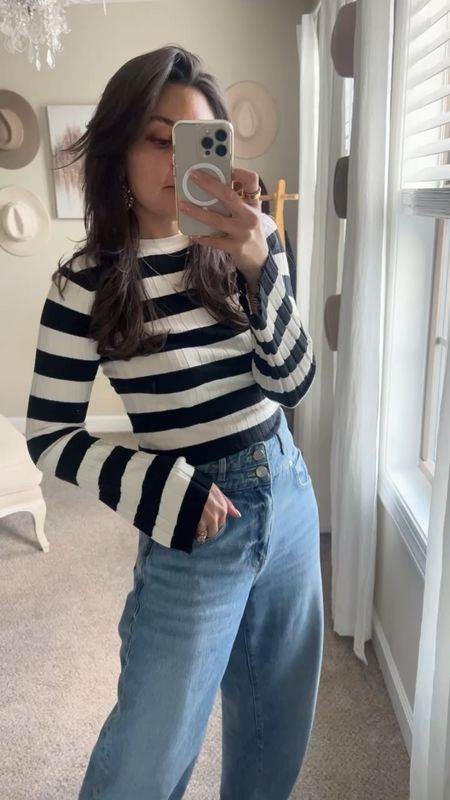 Striped sweater from Target!