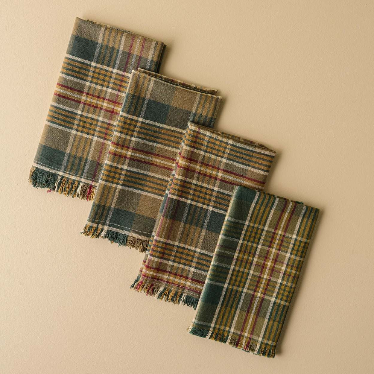 Winter Plaid Napkin Set of Four | Magnolia