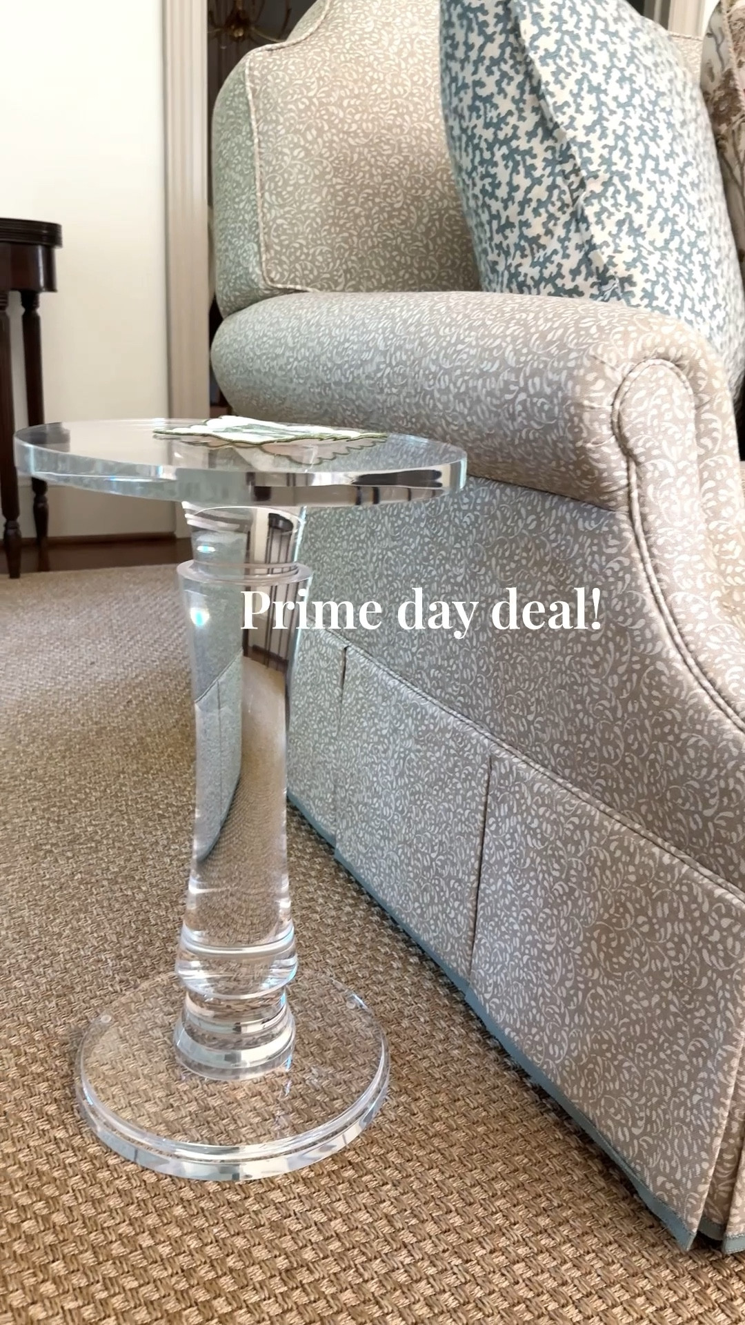 My acrylic side table is on sale today!! I have two size small and round base 

#LTKHome #LTKSaleAlert