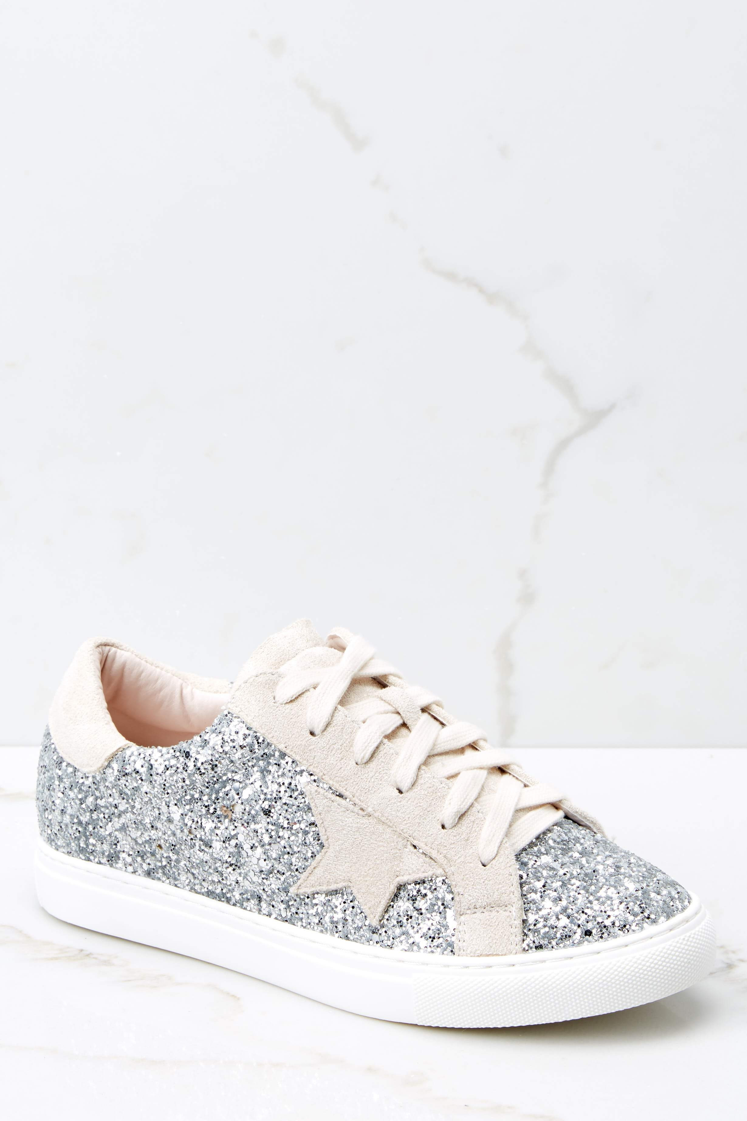 Getting Better Silver Sneakers | Red Dress 