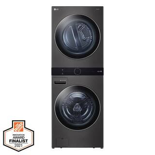 LG Electronics 27 in. WashTower Laundry Center with 4.5 cu. ft. Front Load Washer & 7.4 cu. ft. E... | The Home Depot