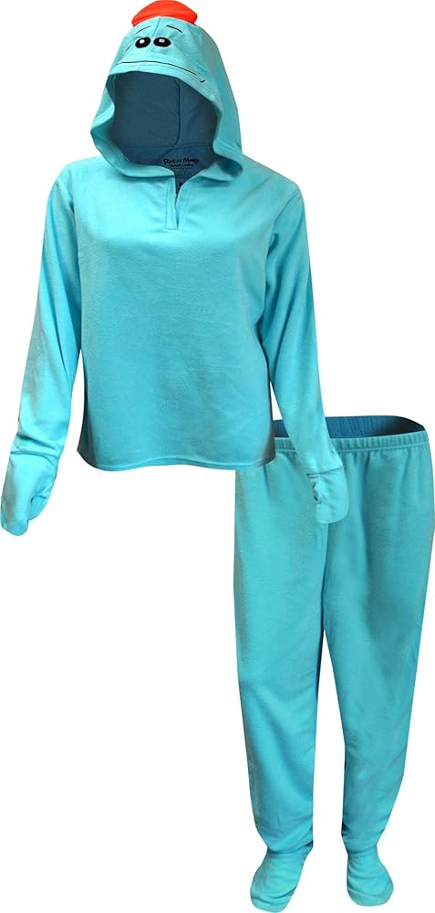 Amazon.com: Rick and Morty 2pc Costume Mr Meeseeks Unisex Sleep Set Blue Small : Clothing, Shoes ... | Amazon (US)