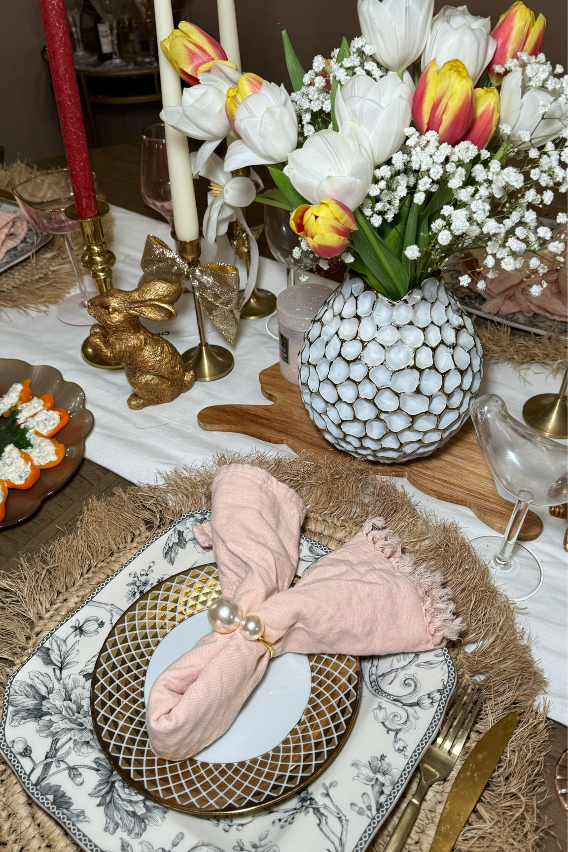 Spring tablescape decor 🌟🌼🐰✨💗🥕🐣 spring table home decor 

#LTKhome #LTKSeasonal #LTKxTarget