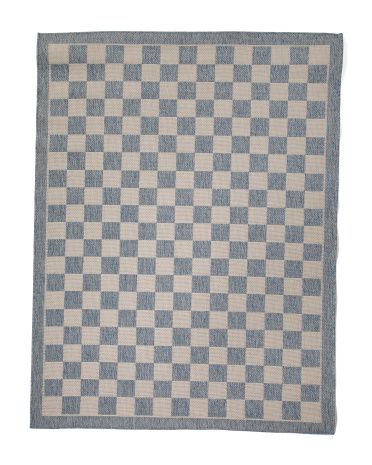 Made In Turkey 5x7 Outdoor Checkered Rug | Global Home | Marshalls | Marshalls
