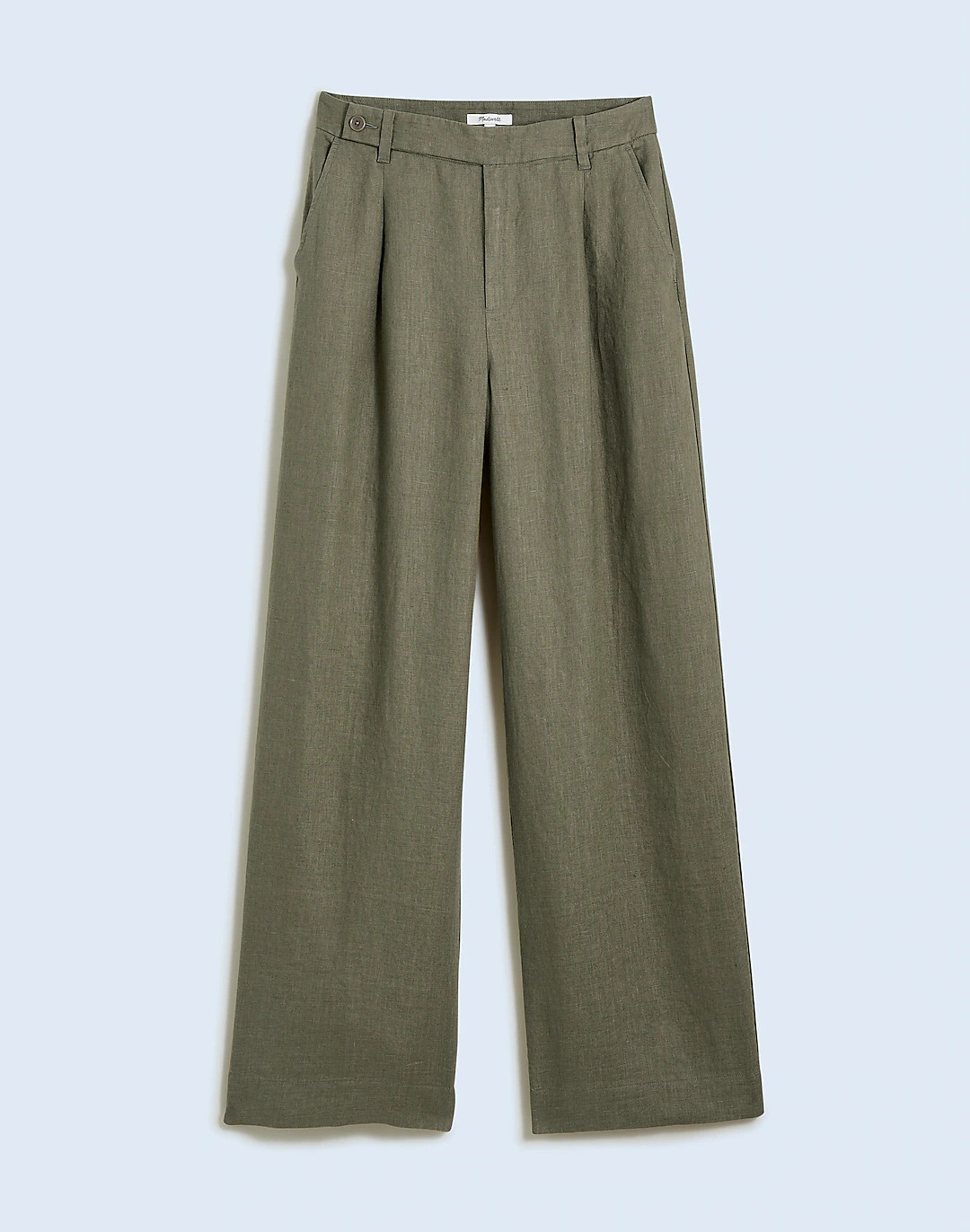 The Harlow Wide-Leg Pant in 100% Linen | Madewell