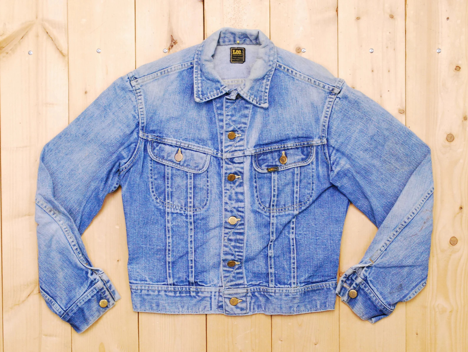 Vintage 1960's/70's LEE Denim Jean Jacket / SANFORIZED / Union Made in the USA / Retro Collectabl... | Etsy (US)