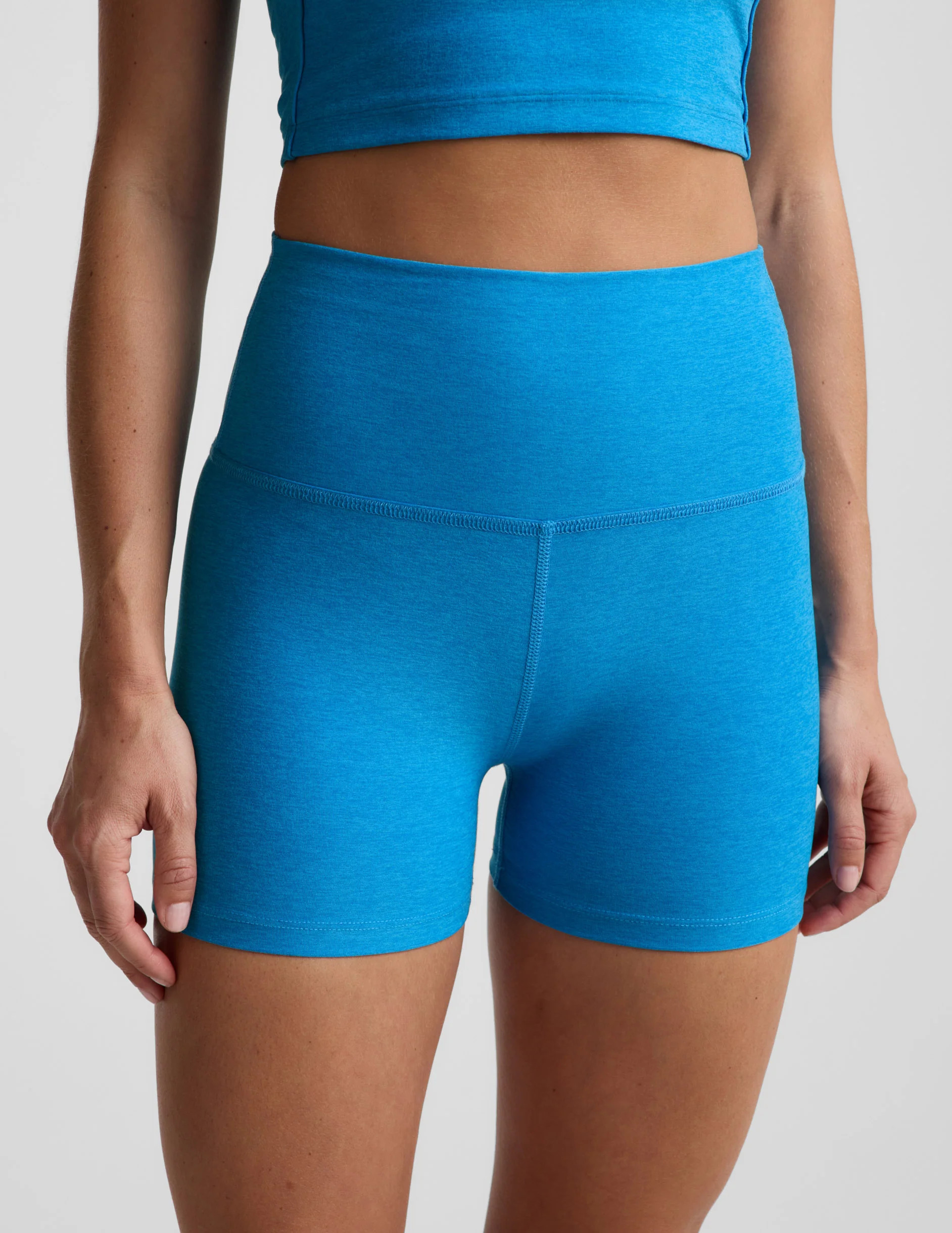 Women's 3" Spacedye Shorts - Malibu Lagoon Heather | Beyond Yoga | Beyond Yoga