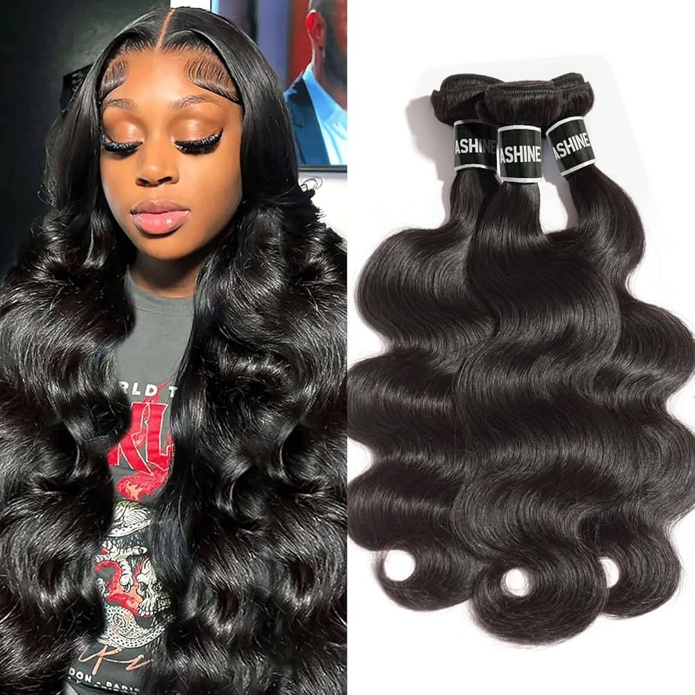 ASHINE Hair Bundles Body Wave Straight Unprocessed Cambodian Raw Hair Bundles Top Virgin Hair Wea... | Amazon (US)