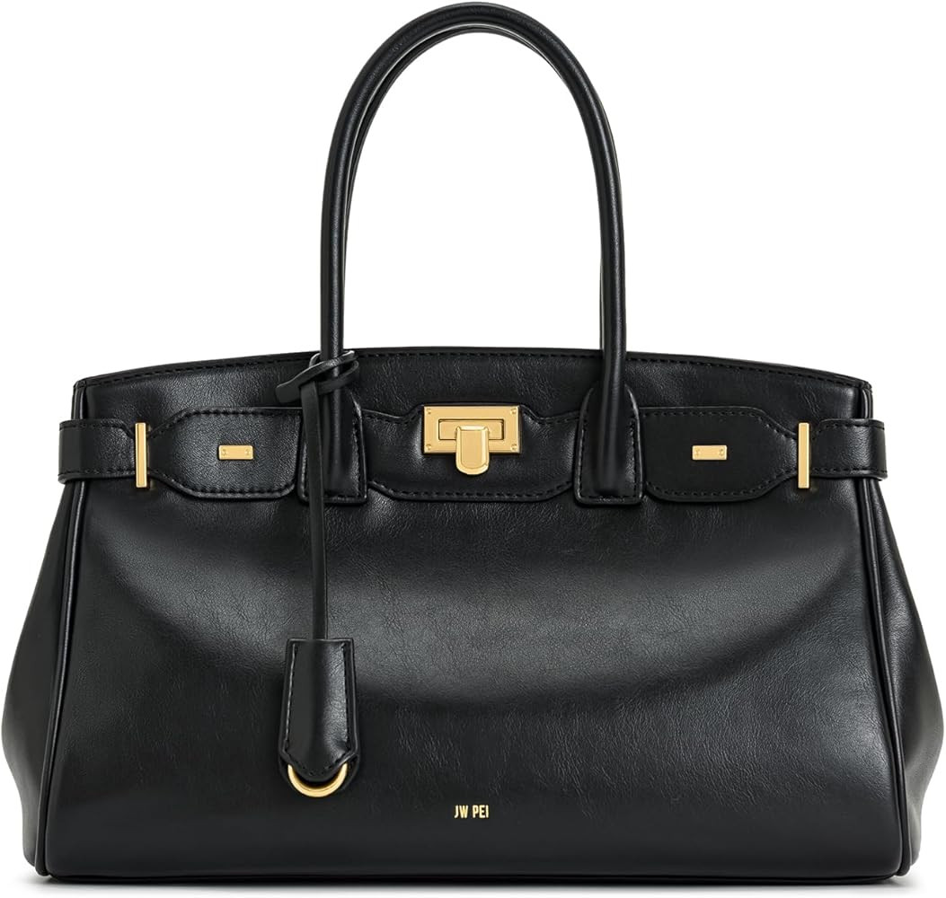 JW PEI Women's Ziva Metal Lock Decoration Tote Bag | Amazon (US)