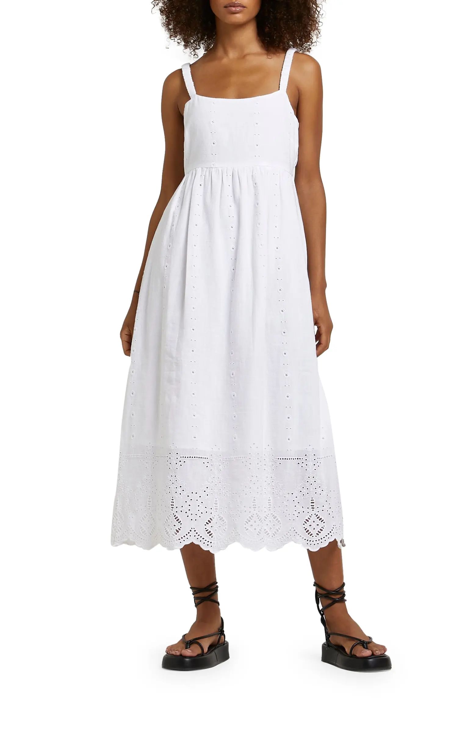 Eyelet Cotton Slipdress | Nordstrom