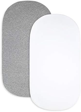 Burt's Bees Baby - Bassinet Sheet, Fitted Unisex Boy Girl 100% Organic Jersey Cotton Bassinet Sheet  | Amazon (US)