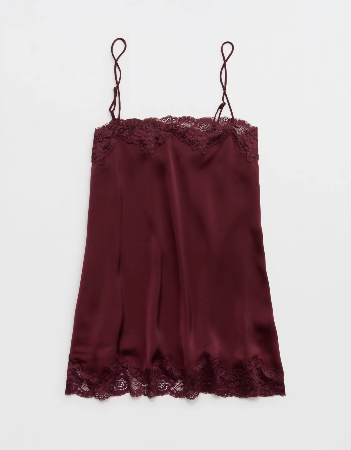 OVERSLEPT by Aerie Liquid Satin Tunic Tank | Aerie