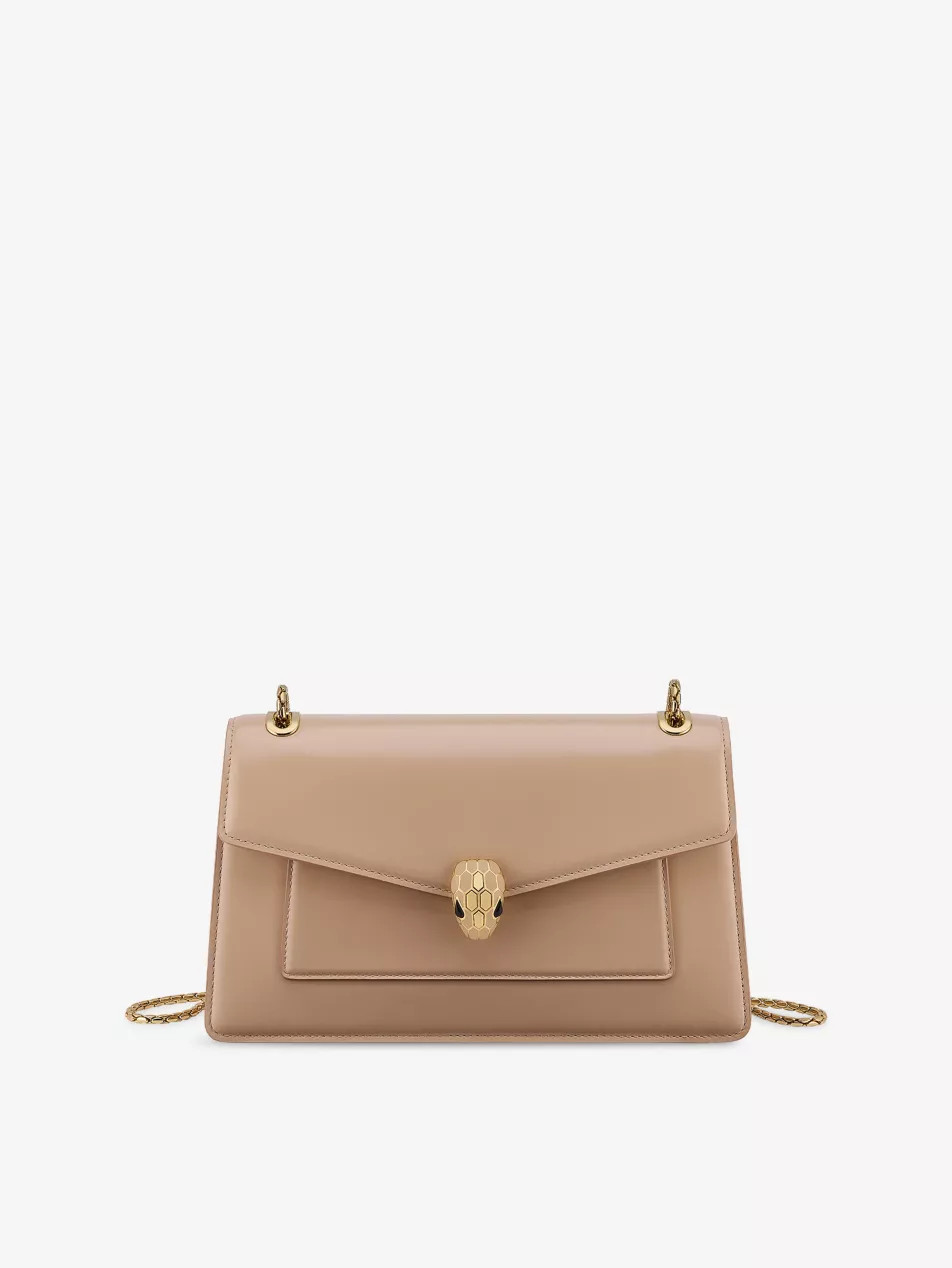 Serpenti Forever Medium Leather Shoulder Bag | Selfridges
