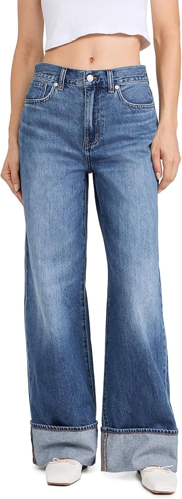 Madewell Women's Cuffed Superwide Jeans | Amazon (US)