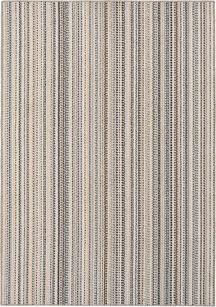 Garland Rug Carnival Area Rug, 5-Feet by 7-Feet, Random Earthtone Stripes | Amazon (US)