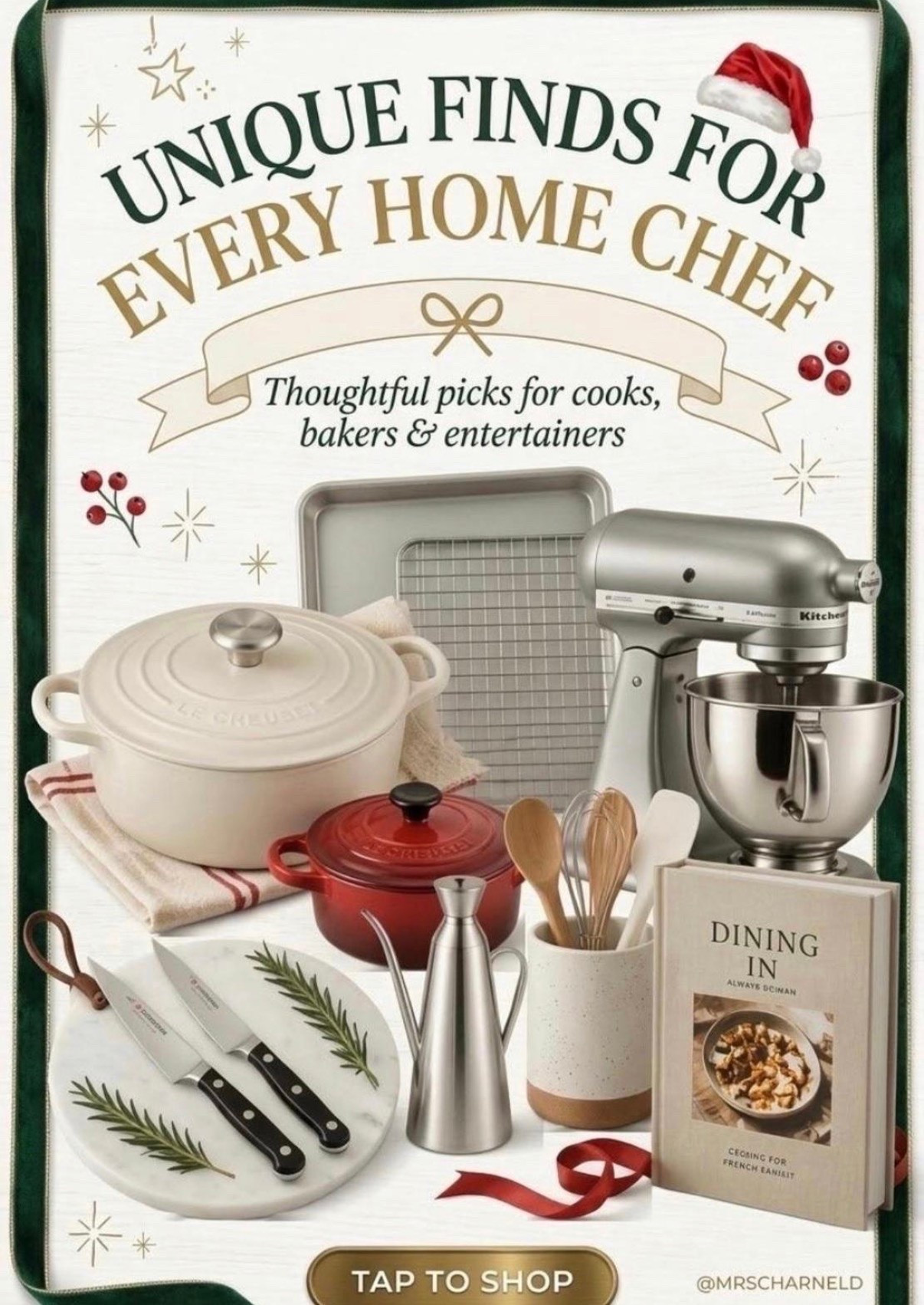 ✨ Holiday Gift Guide: Kitchen Edition ✨
Sharing my top kitchen must-haves that make the perfect gift for anyone who loves to cook, host, or just keep their home cute + functional. From luxe coffee makers to the prettiest cookware — these are items you’ll use all year long.

🎁 Tap to shop everything featured!
Follow me on LTK for more gift guides, home finds, and daily deals. 💕
#HolidayGiftGuide #KitchenGifts #LTKHoliday #LTKHome #HostessGifts #KitchenMustHaves #GiftIdeas2025

#LTKHoliday #LTKGiftGuide #LTKSeasonal

Comment SHOP below to receive a DM with the link to this post on my LTK ⬇ https://liketk.it/6k1Zj

https://liketk.it/6k1Zj