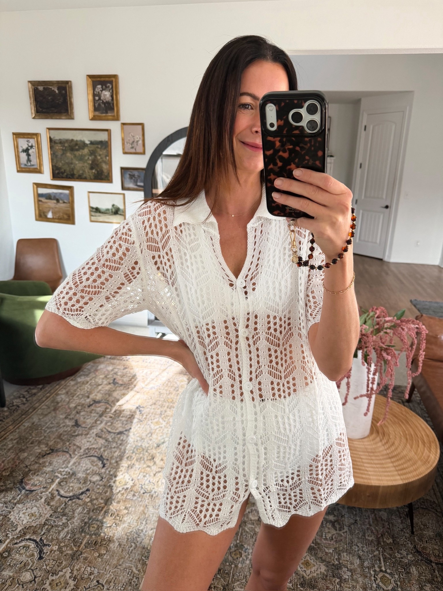 I got this crochet top to wear as a cover up for our beach trip and think it’s so cute! You could also wear it out with a cami underneath and jean shorts! 

#LTKootd #LTKTall #LTKSwim