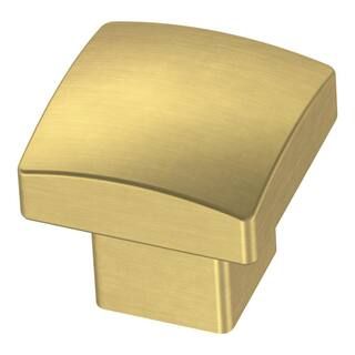 Liberty Simply Geometric 1-1/8 in. (29 mm) Brushed Brass Cabinet Knob P38521C-117-CP - The Home D... | The Home Depot