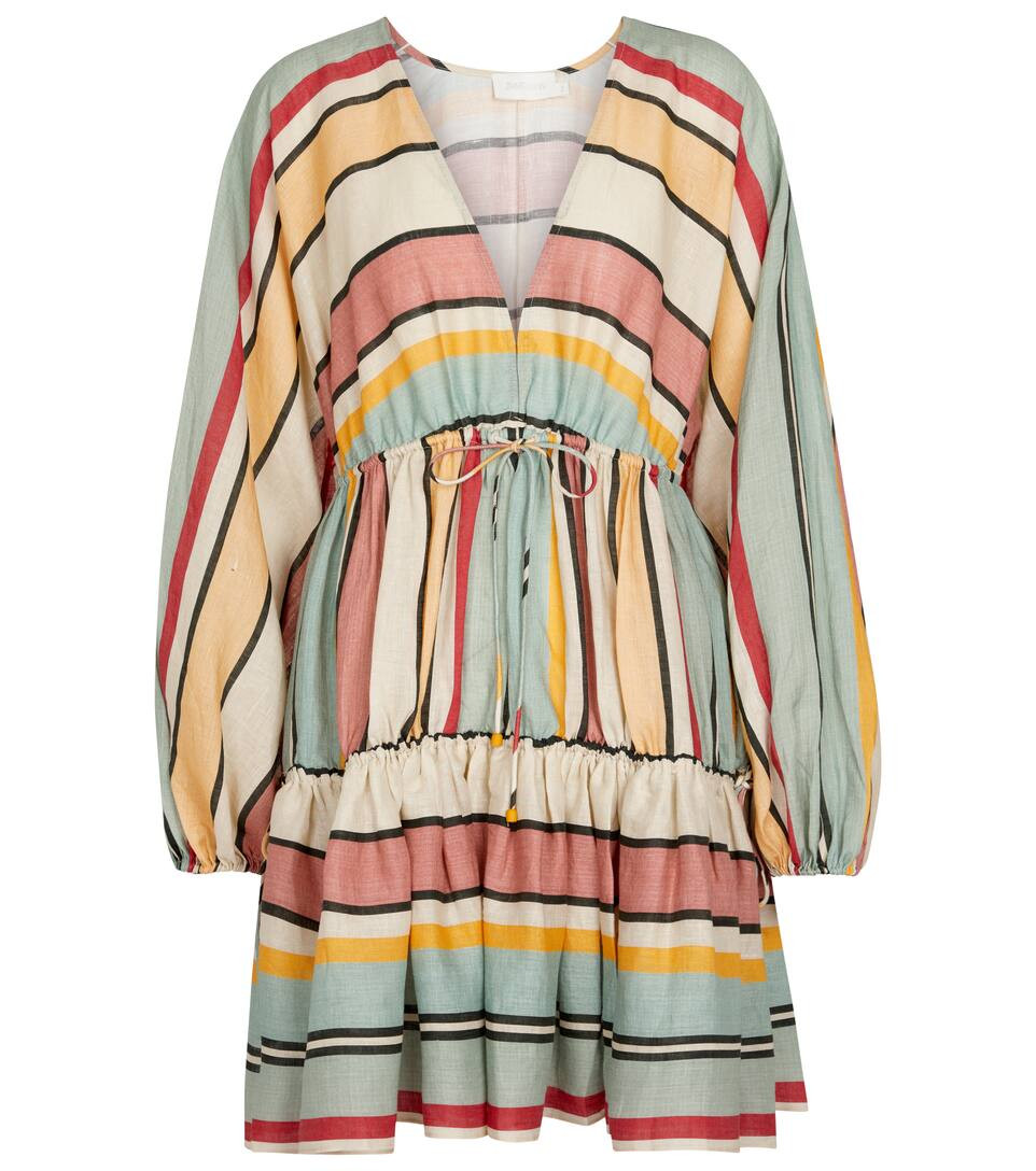 Cassia striped linen minidress | Mytheresa (US/CA)