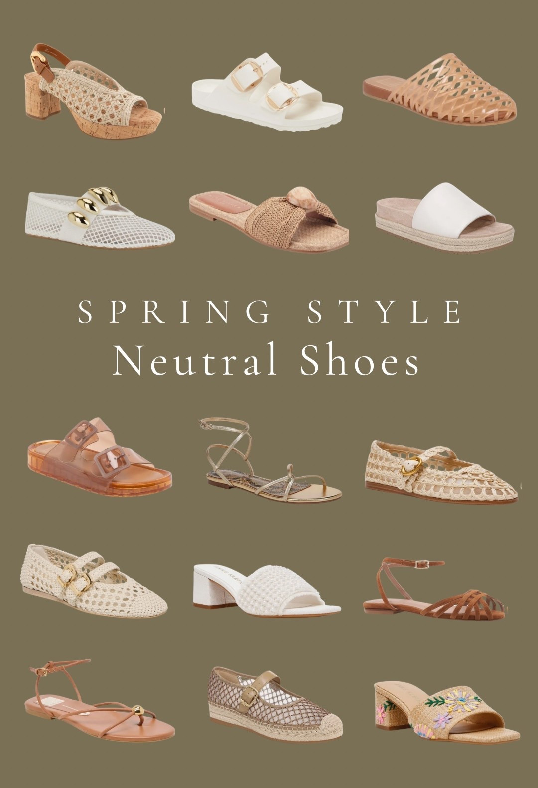 Sharing some of my favorite neutral shoe options for spring!   Trends are definitely leaning towards texture, mesh and feminine shapes. 

#LTKMidsize #LTKTall #LTKOver40