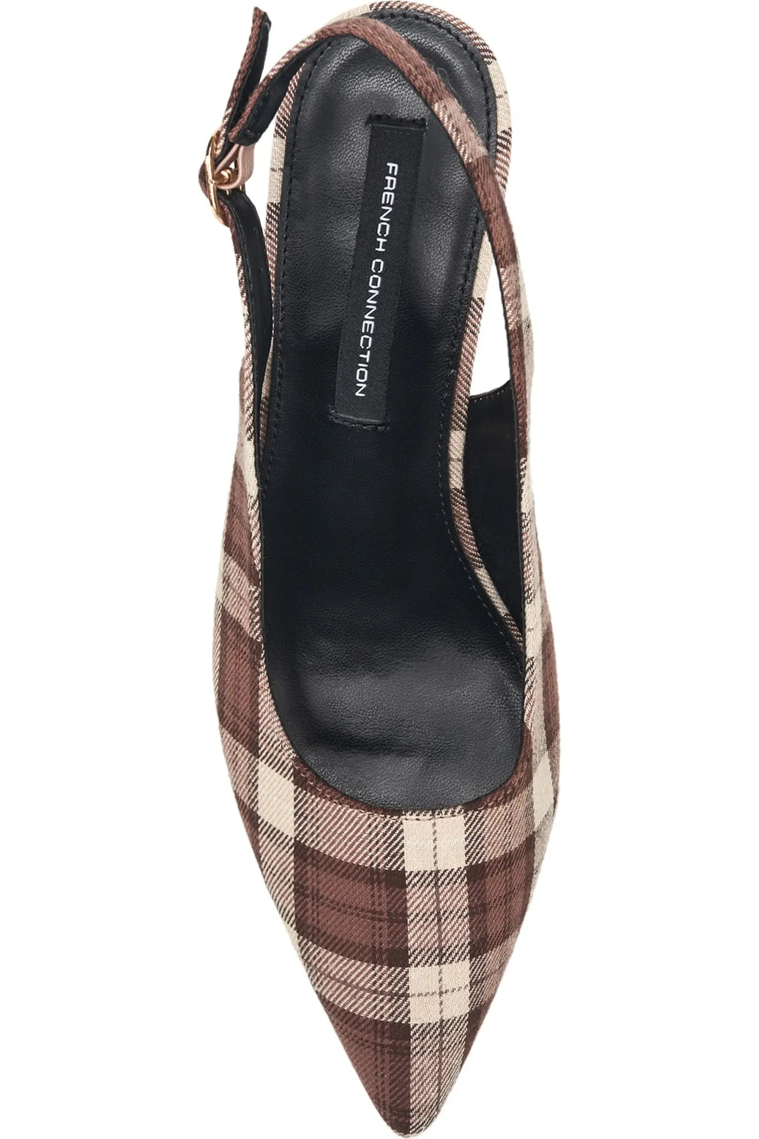 French Connection Brenna Plaid Kitten Heel (Women) | Nordstrom | Nordstrom