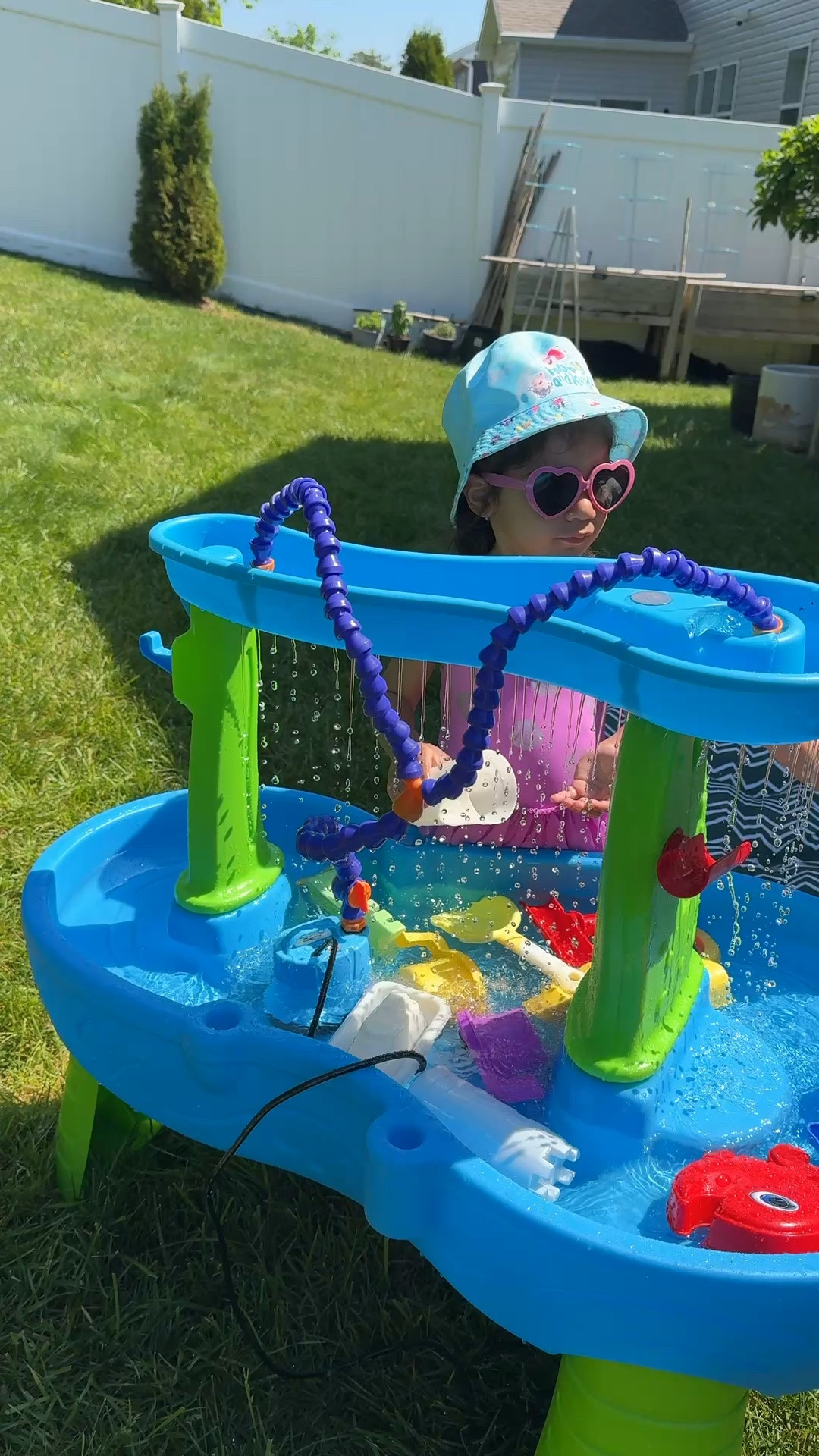 This two way water table pump is the best! The water never stops flowing and you can easily move around the spouts! 

Water table, toddler finds, toddler toys, seasonal fun, summer toy, outdoor play, toddler, outdoor toys, toddler gifts, toddler outdoor toys, toddler outdoor, toys, toddler Amazon, toddler activities

#LTKmomlife #LTKKids #LTKSeasonal