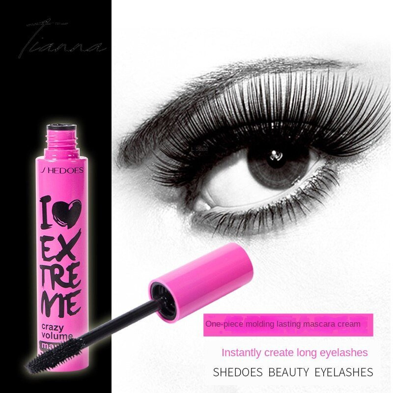 I Amor EXTREME Essence Rímel À Prova D'água Espesso Elongado Silicone Cabeça Da Escova Rosa | Shopee (BR)
