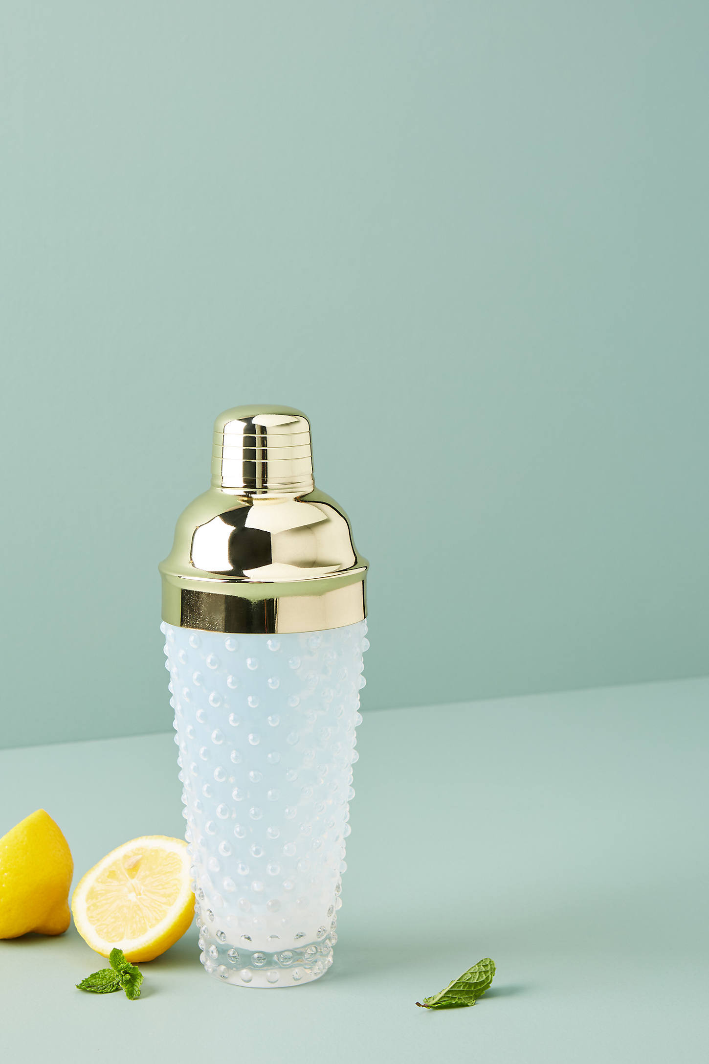 Hobnail Glass Cocktail Shaker | Anthropologie (US)