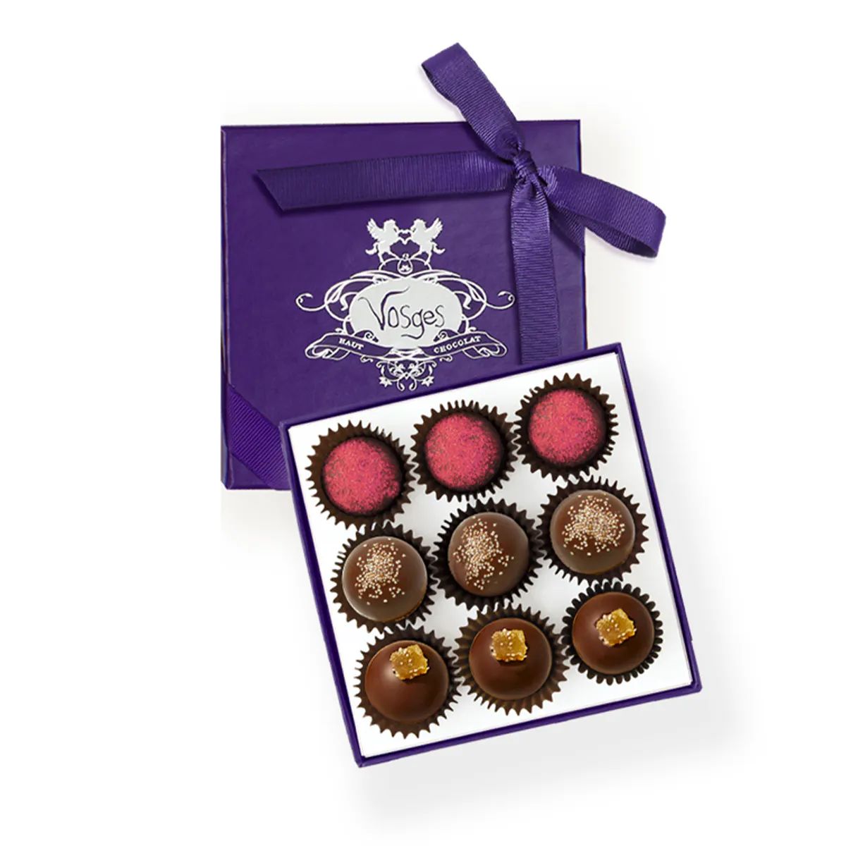Vegan Truffle Collection - 9 Pieces by Vosges Haut-Chocolat | Goldbelly | Goldbelly