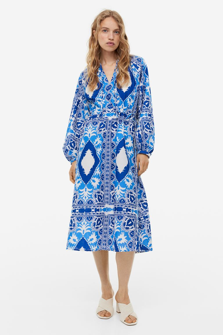 Patterned Cotton Dress | H&M (US + CA)