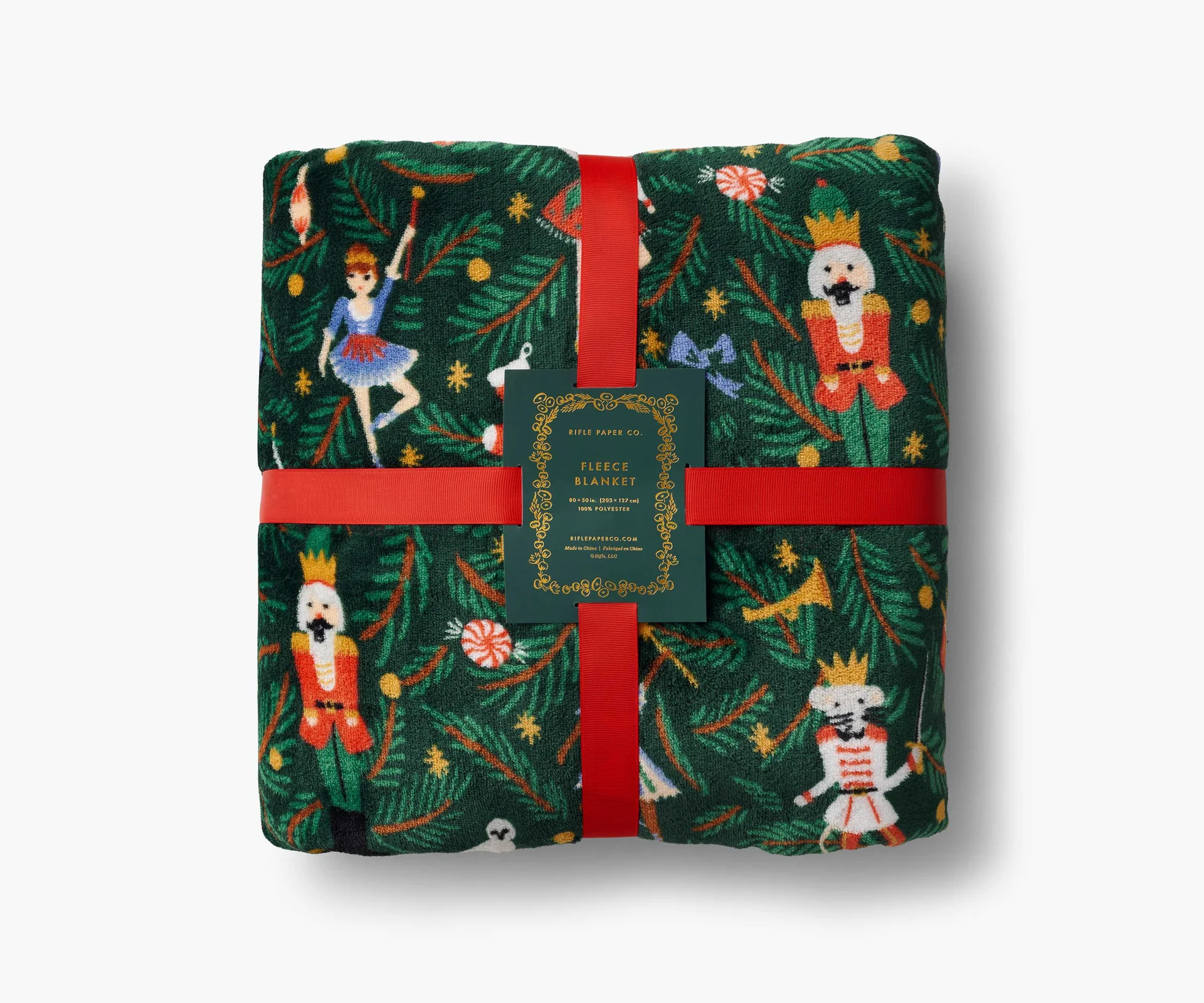 Fleece Blanket - Nutcracker | Rifle Paper Co.