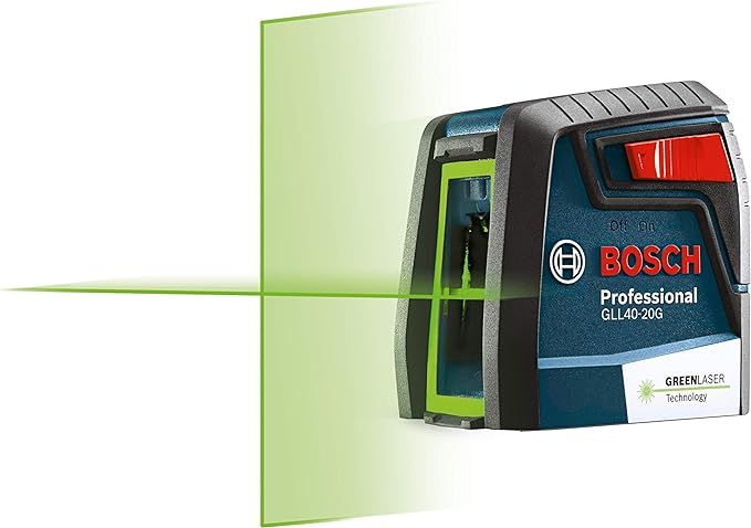 Bosch GLL40-20G 40ft Green-Beam Self-Leveling Cross-Line Laser with VisiMax Technology, 360 Degre... | Amazon (US)