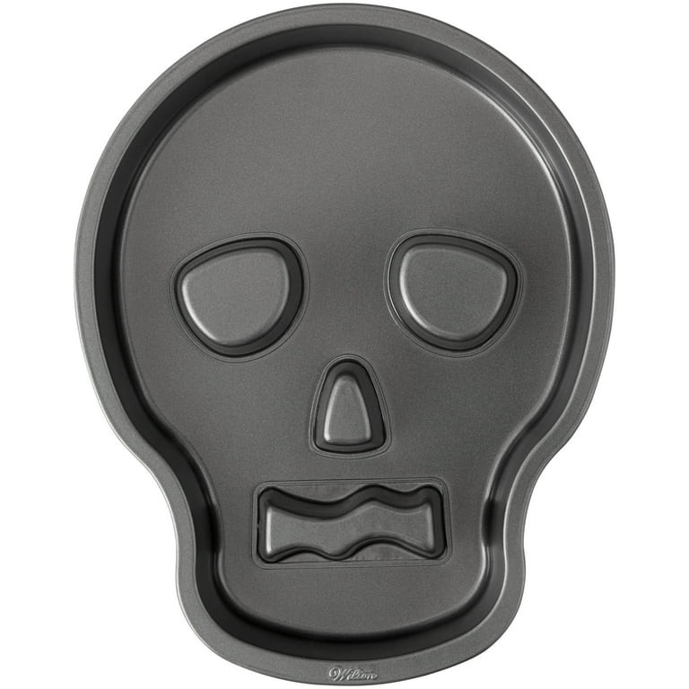 Wilton Halloween Non-Stick Skull-Shaped Cake Pan, 9.5 x 12-Inch - Walmart.com | Walmart (US)