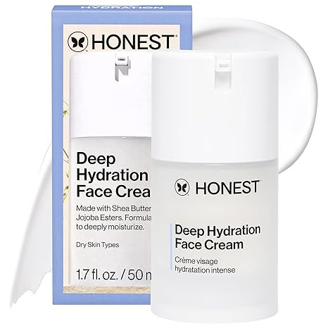 Honest Beauty Deep Hydration Face Cream for Dry Skin, Hydrates and Supports Natural Moisture Barr... | Amazon (US)