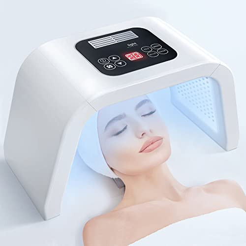 FXXXCUWUU Led-Light-Therapy, Red Light Therapy for Face 7 in 1 Colors LED Facial Skin Care Tool Facial Neck Body Hand Skincare Mask | Amazon (US)