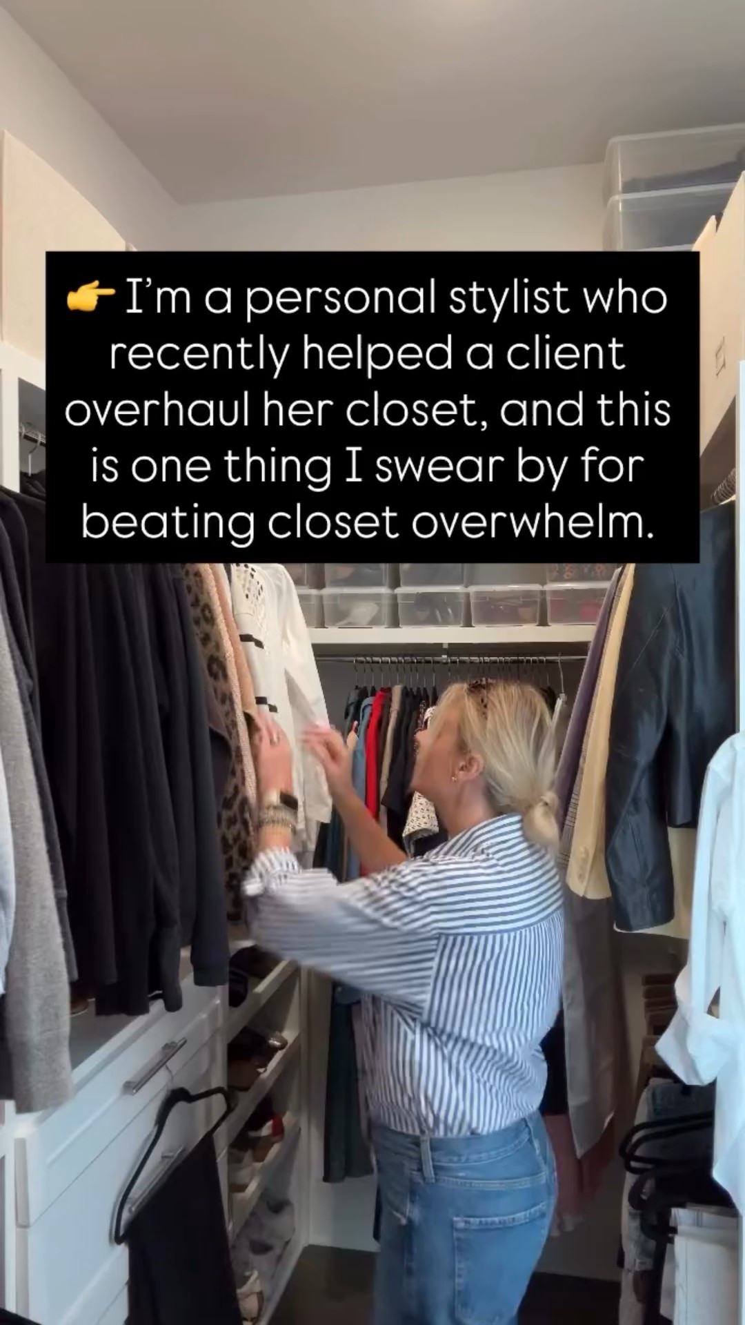 Closet clean outs can feel overwhelming, but this one shift makes everything easier. 

Whether it’s your own wardrobe or your kids’—simplifying is the secret to style that feels good every day. 👗✨ 

#EffortlessStyle #personalstylist #effortlesstyle