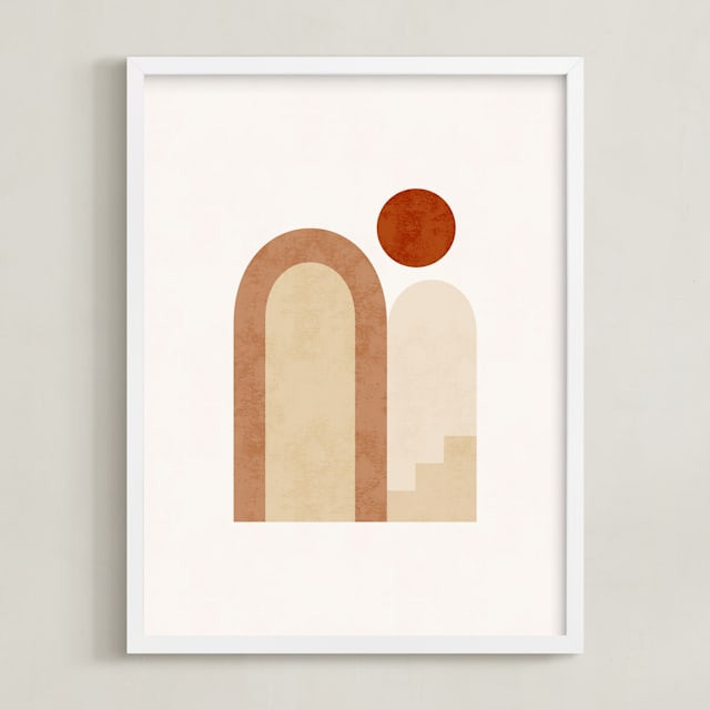 "Rustic Geometry 2" - Graphic Limited Edition Art Print by Iveta Angelova. | Minted