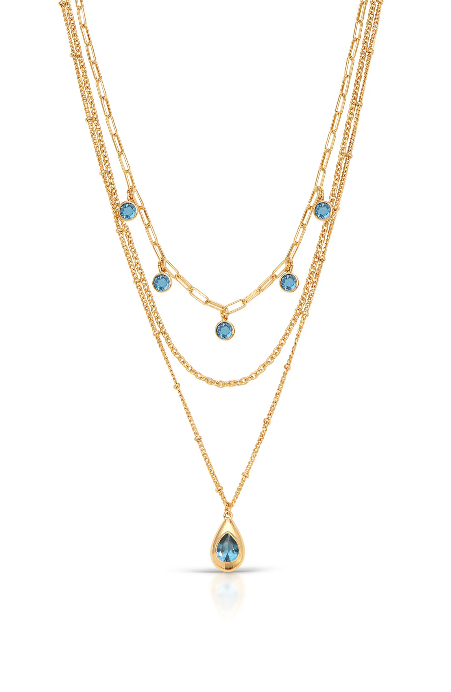 Ettika Seraphine Triple Strand Layered Necklace | Nordstrom | Nordstrom