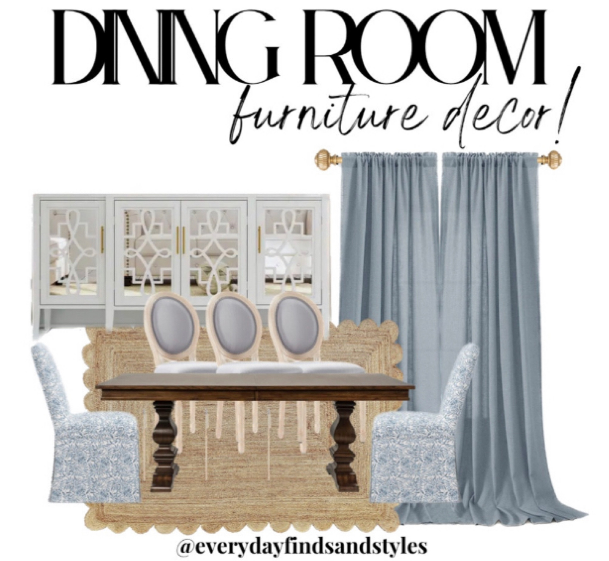 Working on updating out dining room. Here are a few furniture items I’ve selected 🤩

sale, furniture, home, rug, grandmillenial, dining room, style, home decor, scalloped rug, dining chairs, Ballard designs, dining table, decor, curtains, amazon, prime day, amazon prime

#LTKhome #LTKunder100 #LTKFind