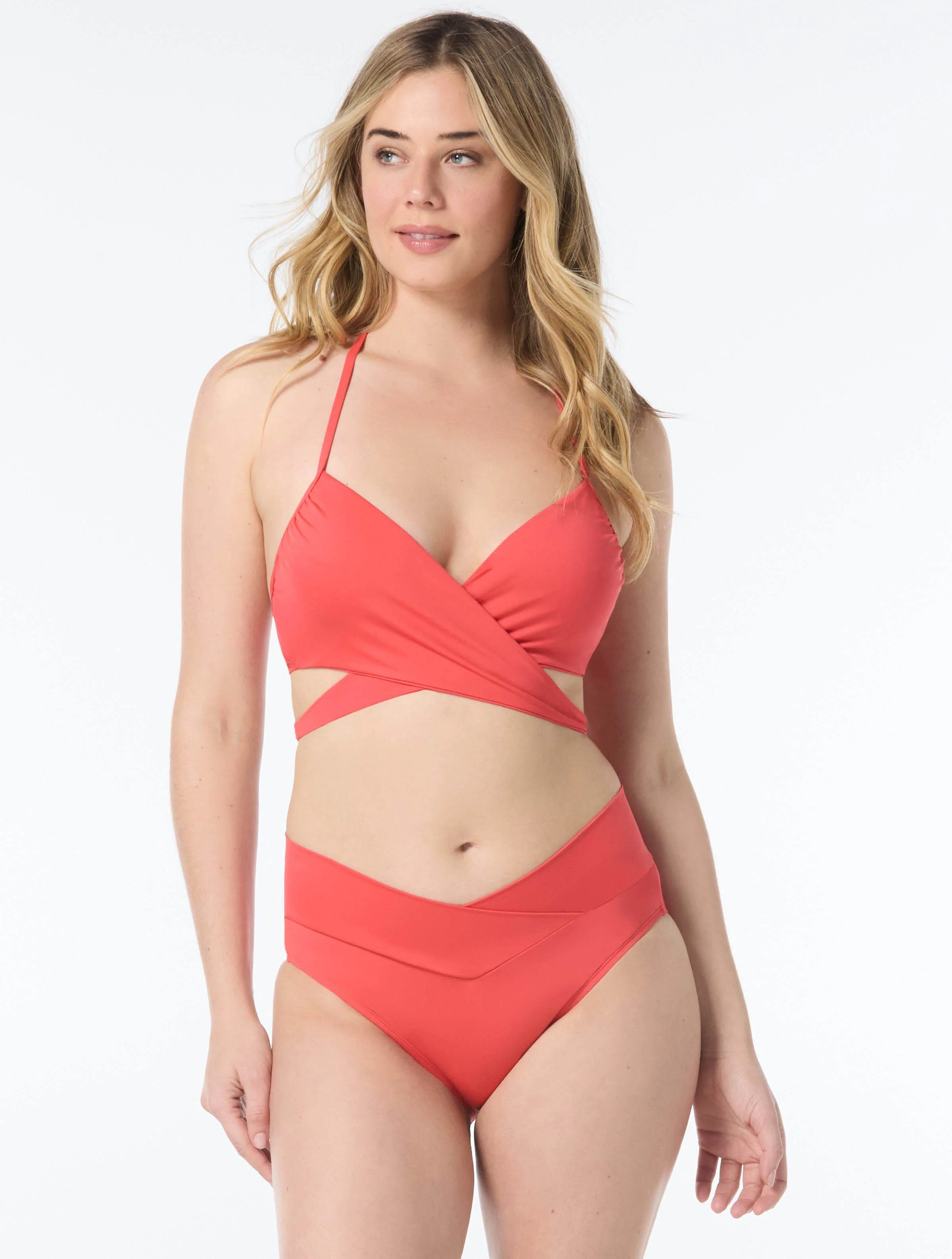 Coco Reef Excite Bra Sized Wrap Underwire Bikini Top - Solids | Beach2Ocean