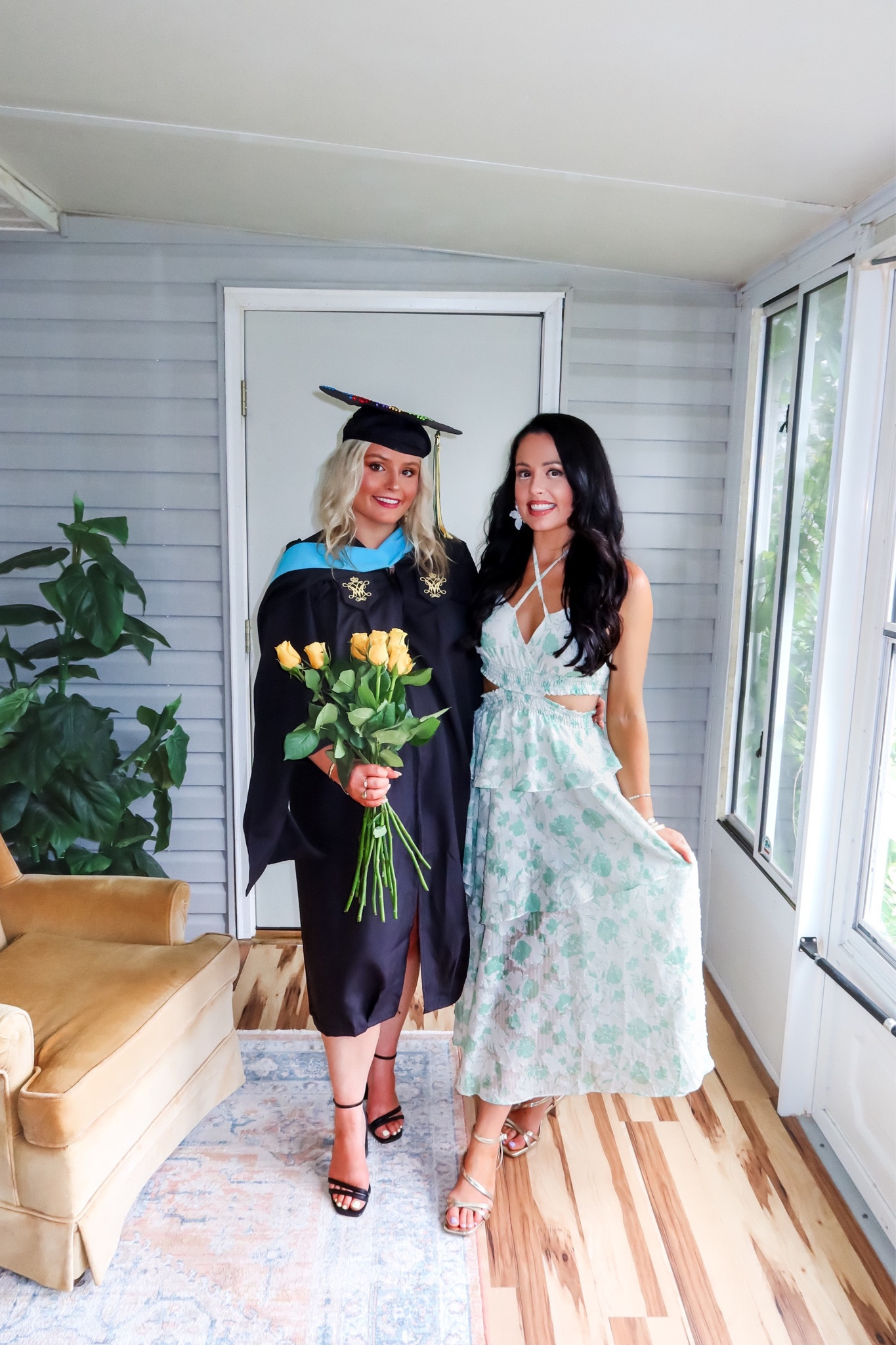 $35 amazon floral maxi dress (small, 2 colors), $35 target gold heels, under $12 floral amazon earrings —a perfect summer wedding guest or event dress! #founditonamazon 

#LTKFindsUnder50 #LTKWedding #LTKSaleAlert