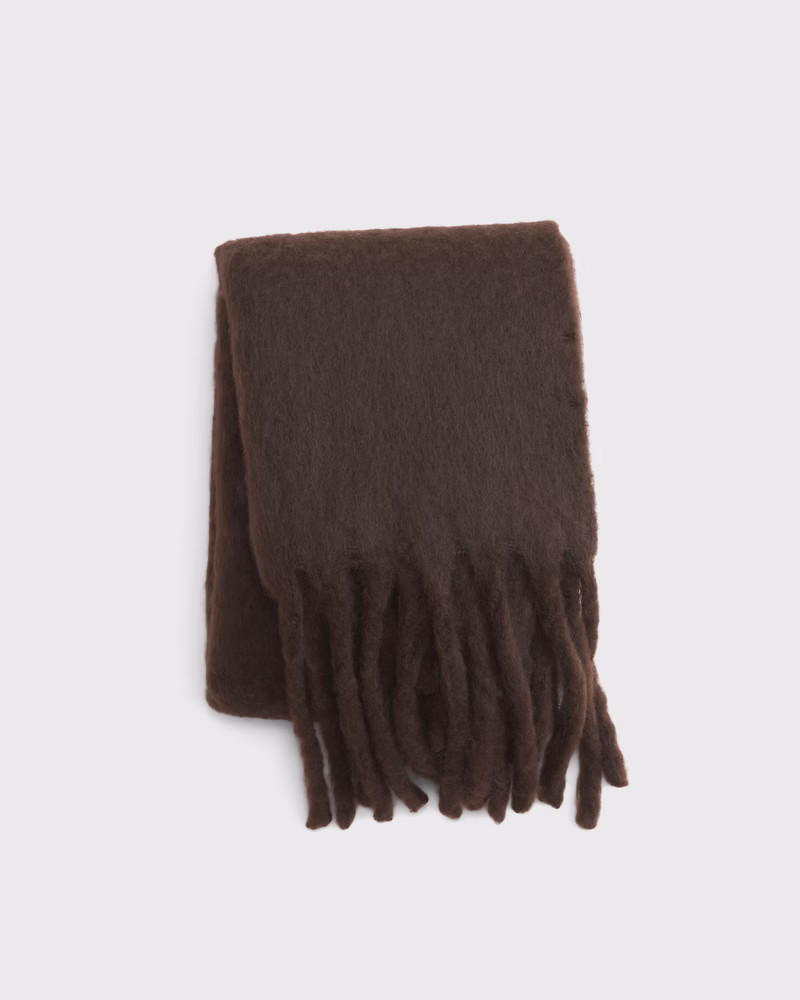 Women's Fuzzy Scarf | Women's Accessories | Abercrombie.com | Abercrombie & Fitch (US)