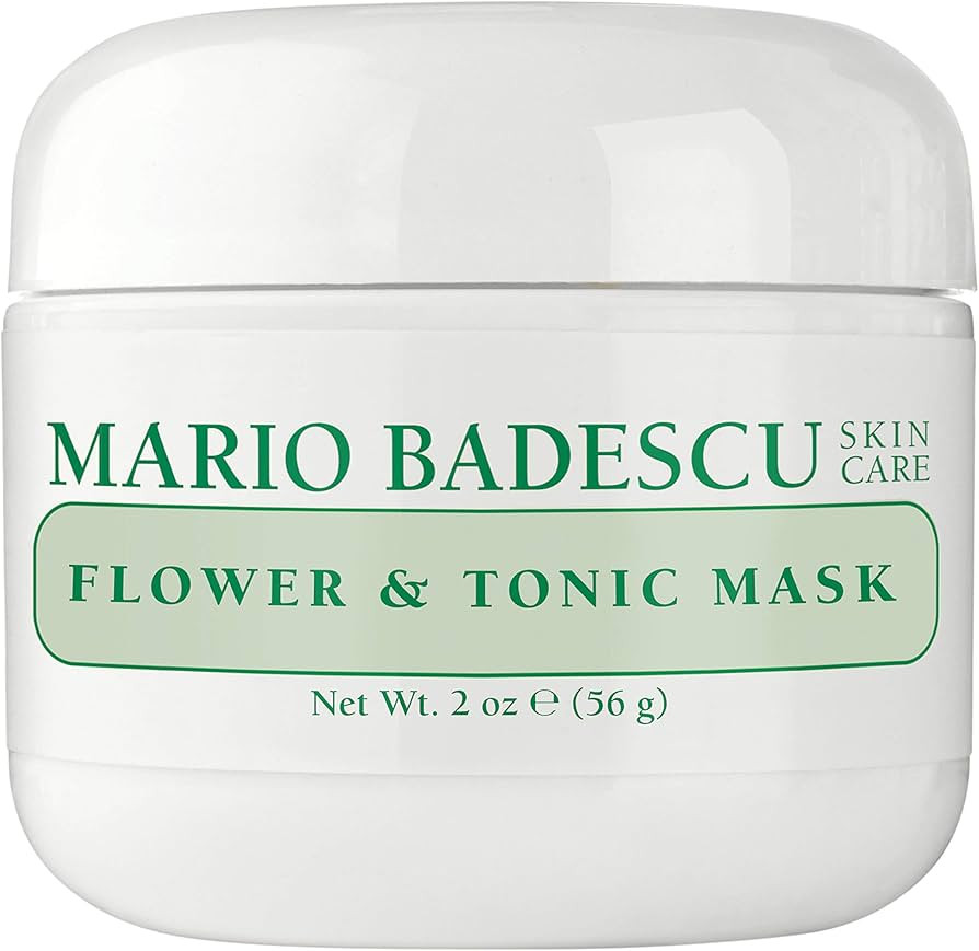 Mario Badescu Flower & Tonic Mask - Absorbs Excess Oil and Shine - Gentle and Purifying Face Care... | Amazon (US)