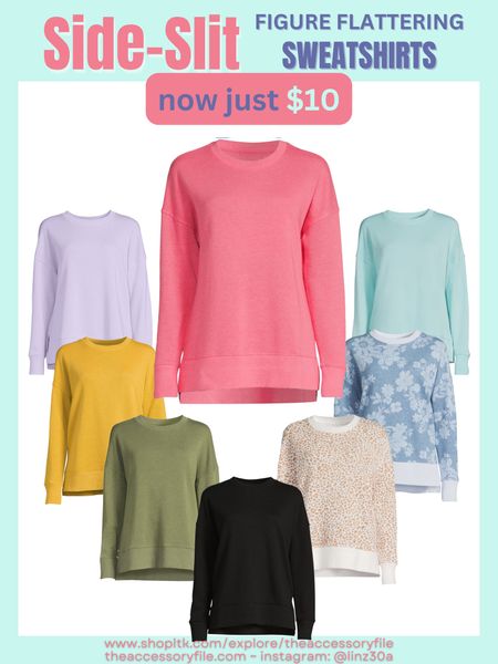🚨🚨SIZES ARE SELLING OUT QUICKLY🚨🚨
Pink one has the aqua and purple on the same link; orange one has all the rest of the colors

Flattering pullover sweatshirts for women. I LOVE these. I have SEVERAL. I get small, as they are still a relaxed fit. If you go up a size, it will be oversized for sure. Legging friendly! 

Affordable fashion, comfortable, pullover, sweatshirt, Walmart finds, Walmart fashion, winter outfits, winter looks, winter fashion 

#blushpink #winterlooks #winteroutfits #winterstyle #winterfashion #wintertrends #shacket #jacket #sale #under50 #under100 #under40 #workwear #ootd #bohochic #bohodecor #bohofashion #bohemian #contemporarystyle #modern #bohohome #modernhome #homedecor #amazonfinds #nordstrom #bestofbeauty #beautymusthaves #beautyfavorites #goldjewelry #stackingrings #toryburch #comfystyle #easyfashion #vacationstyle #goldrings #goldnecklaces #fallinspo #lipliner #lipplumper #lipstick #lipgloss #makeup #blazers #primeday #StyleYouCanTrust #giftguide #LTKRefresh #LTKSale #springoutfits #fallfavorites #LTKbacktoschool #fallfashion #vacationdresses #resortfashion #summerfashion #summerstyle #rustichomedecor #liketkit #highheels #Itkhome #Itkgifts #Itkgiftguides #springtops #summertops #Itksalealert #LTKRefresh #fedorahats #bodycondresses #sweaterdresses #bodysuits #miniskirts #midiskirts #longskirts #minidresses #mididresses #shortskirts #shortdresses #maxiskirts #maxidresses #watches #backpacks #camis #croppedcamis #croppedtops #highwaistedshorts #goldjewelry #stackingrings #toryburch #comfystyle #easyfashion #vacationstyle #goldrings #goldnecklaces #fallinspo #lipliner #lipplumper #lipstick #lipgloss #makeup #blazers #highwaistedskirts #momjeans #momshorts #capris #overalls #overallshorts #distressesshorts #distressedjeans #whiteshorts #contemporary #leggings #blackleggings #bralettes #lacebralettes #clutches #crossbodybags #competition #beachbag #halloweendecor #totebag #luggage #carryon #blazers #airpodcase #iphonecase #hairaccessories #fragrance #candles #perfume #jewelry #earrings #studearrings #hoopearrings #simplestyle

#LTKSeasonal #LTKFind #LTKsalealert