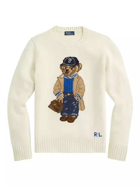 Polo Bear Wool-Blend Sweater | Saks Fifth Avenue